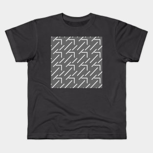 Background illustration geometric, arrow, line, decorative design pattern Kids T-Shirt